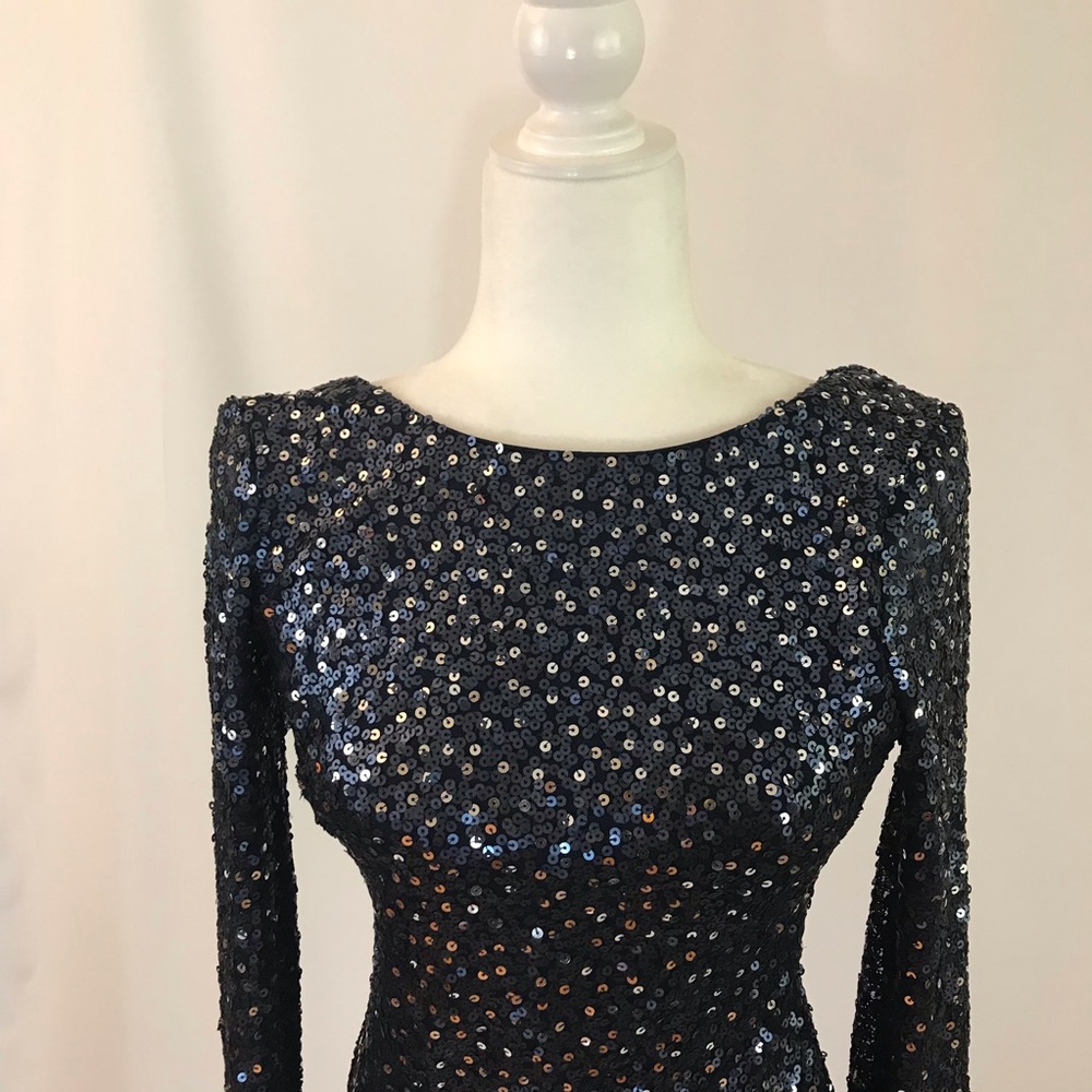 Calvin Klein blue sequin dress (#50)